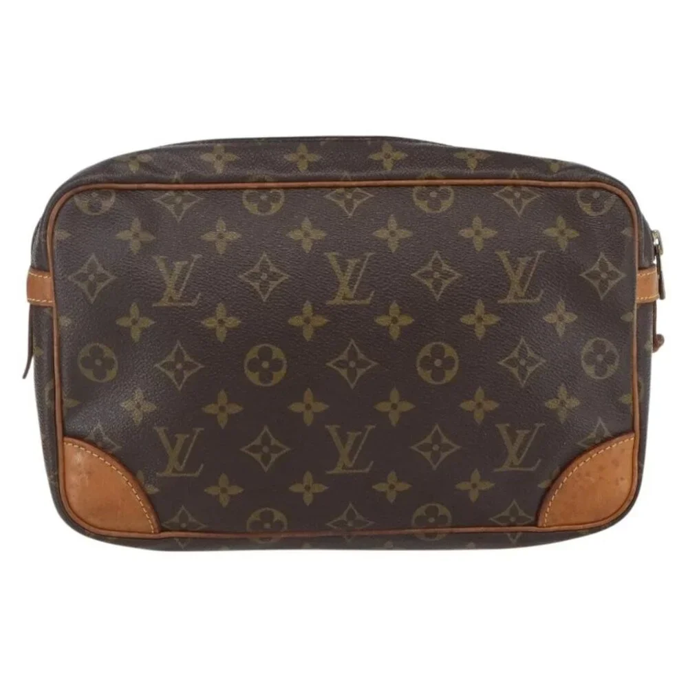 LOUIS VUITTON Monogram Compiegne 28 Clutch Bag - Picture 2 of 16